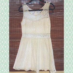 White lace dress